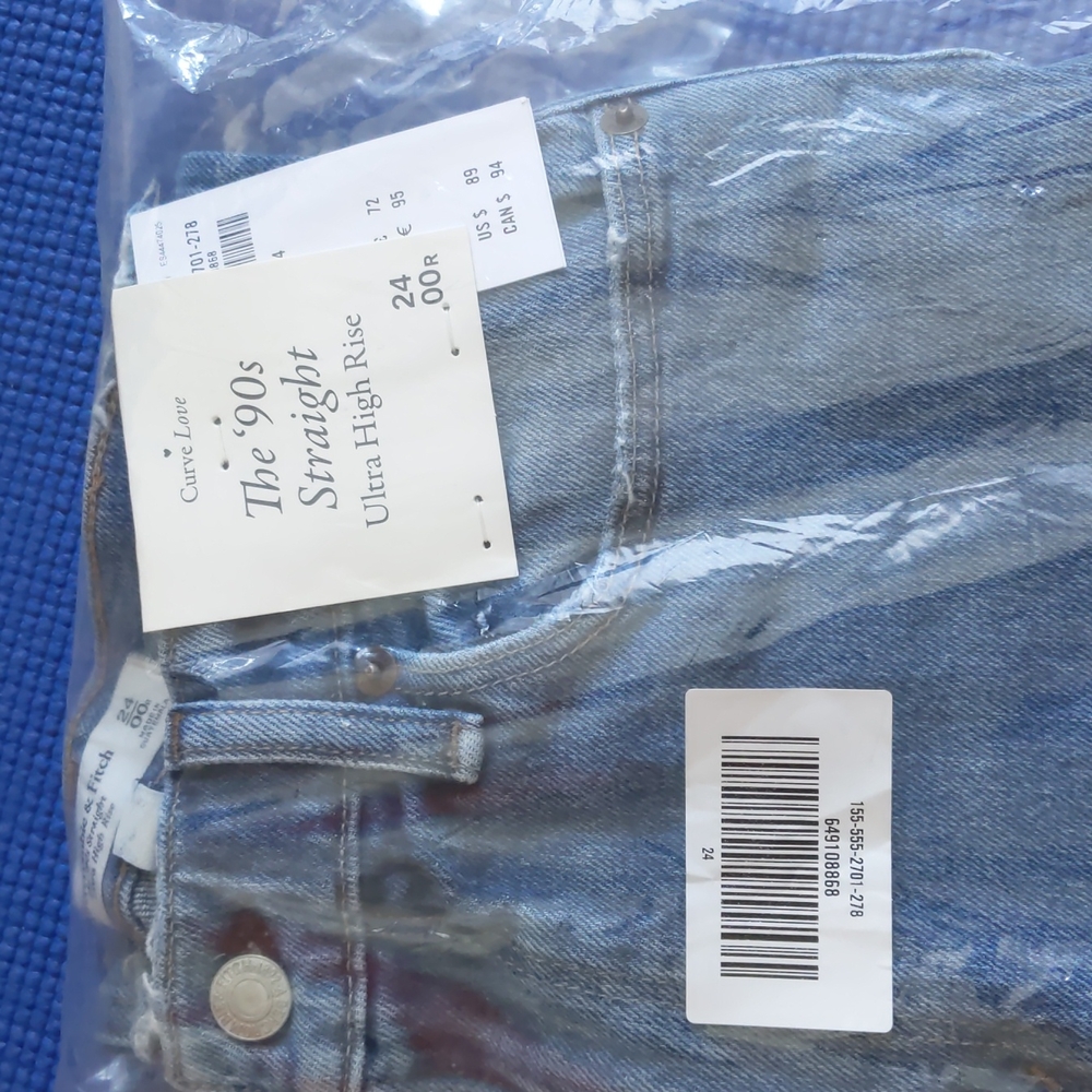 Brand New A&F high rise jeans